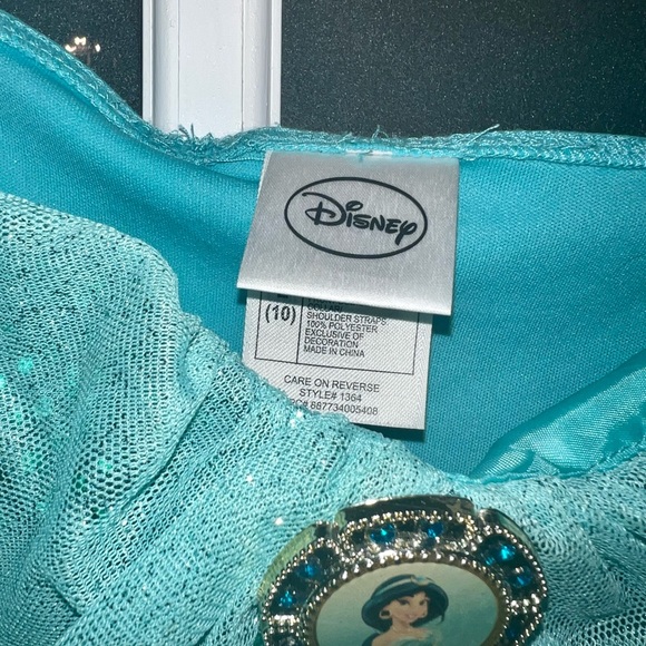 DISNEY GIRLS JASMINE PRINCESS 2-PIECE SET 👑💙✨ - Picture 4 of 5